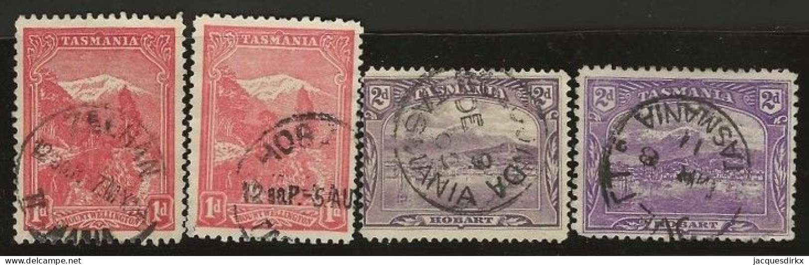 Tasmania       .   SG    .  250/251  2x    .   O      .     Cancelled - Used Stamps