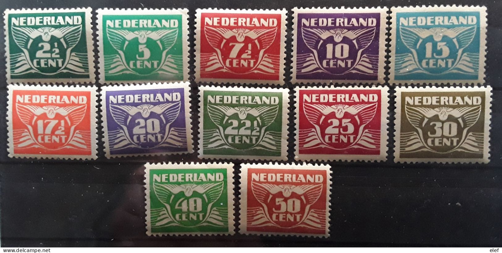 NEDERLAND PAYS BAS NETHERLANDS 1941 , Serie Courante Yvert 369 A - 381 Sauf 373 , 12 Timbres Neufs ** MNH TB - Ungebraucht