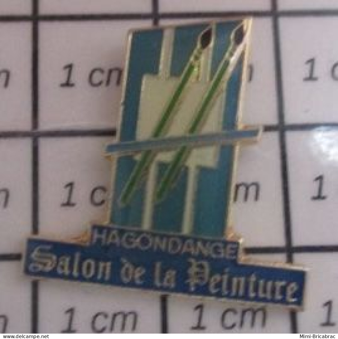 811 Pin's Pins / Beau Et Rare / VILLES / SALON DE LA PEINTURE D'HAGONDANGE Moselle, En Lorraine Entre Thionville Et Metz - Villes