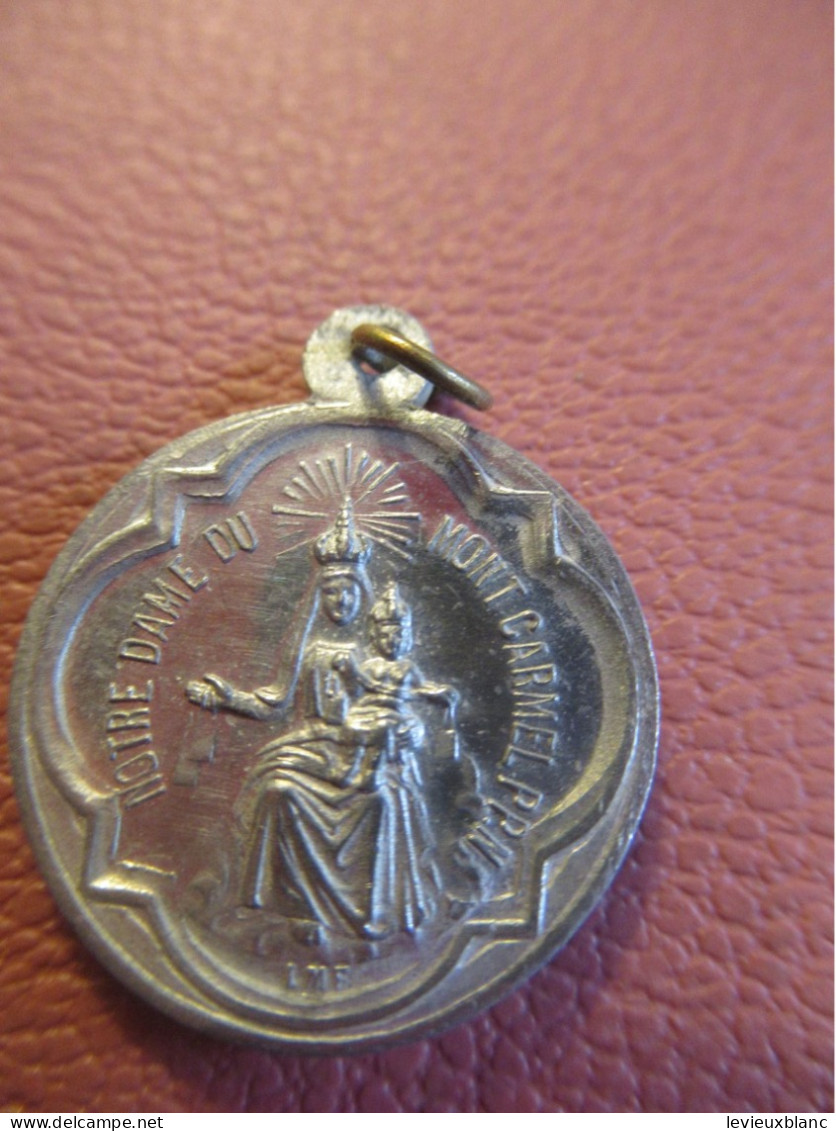 Médaille Religieuse Ancienne / Coeur Du Christ/ Vierge à L'Enfant / Notre Dame Du Mont Carmel /Début XXéme    MDR49 - Religion &  Esoterik