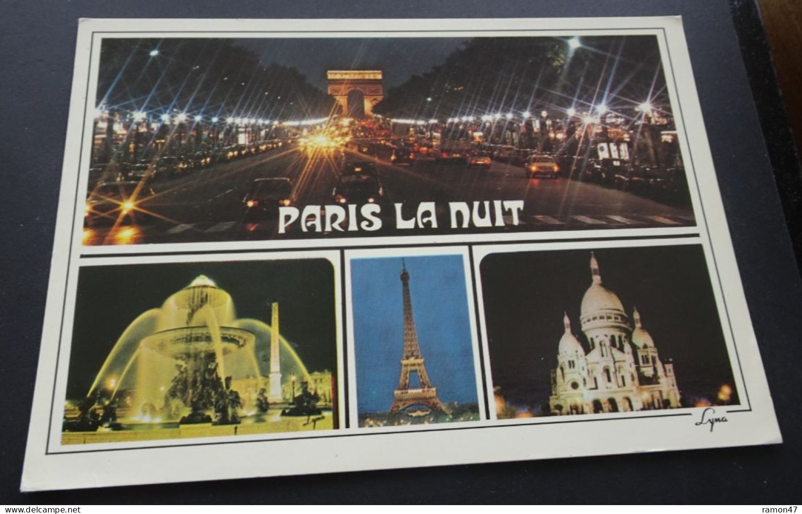 Paris, La Nuit - Abeille-Cartes, Editions "LYNA-PARIS", Paris - París La Noche