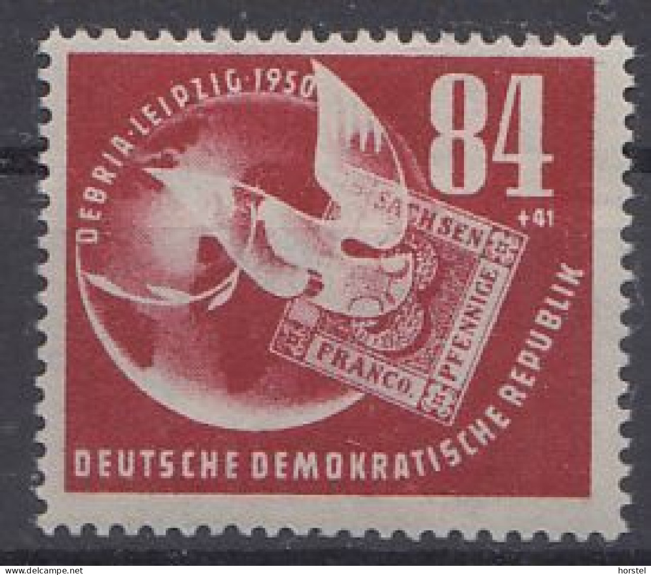 DDR Mi 260 Deutsche Briefmarkenausstelllung DEBRIA 1950 - Neufs