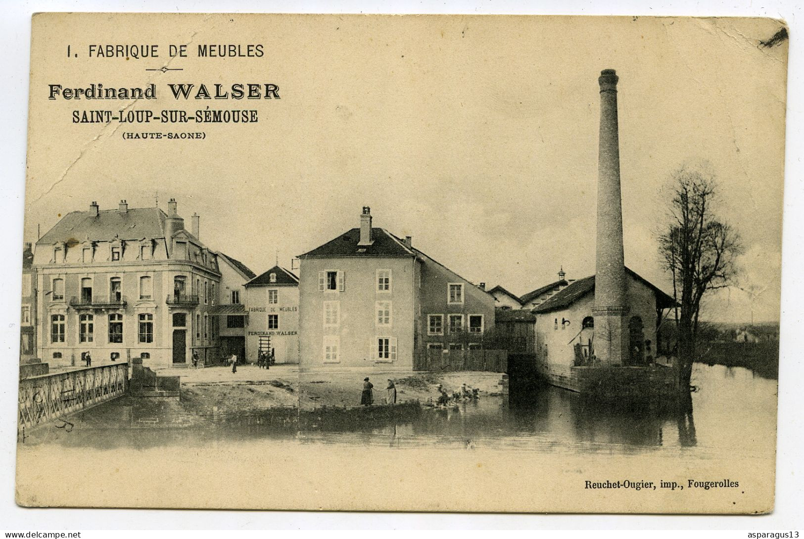 Fabrique De Meubles Ferdinand WALSER (pliure Coin Haut Gauche) - Saint-Loup-sur-Semouse