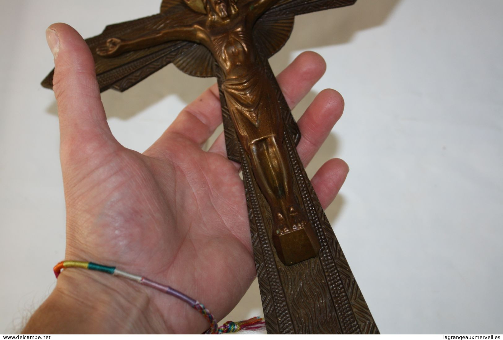 E2 Ancien Christ sur la Croix - objet de dévotion - old church - Seigneur ayez pitié de nous