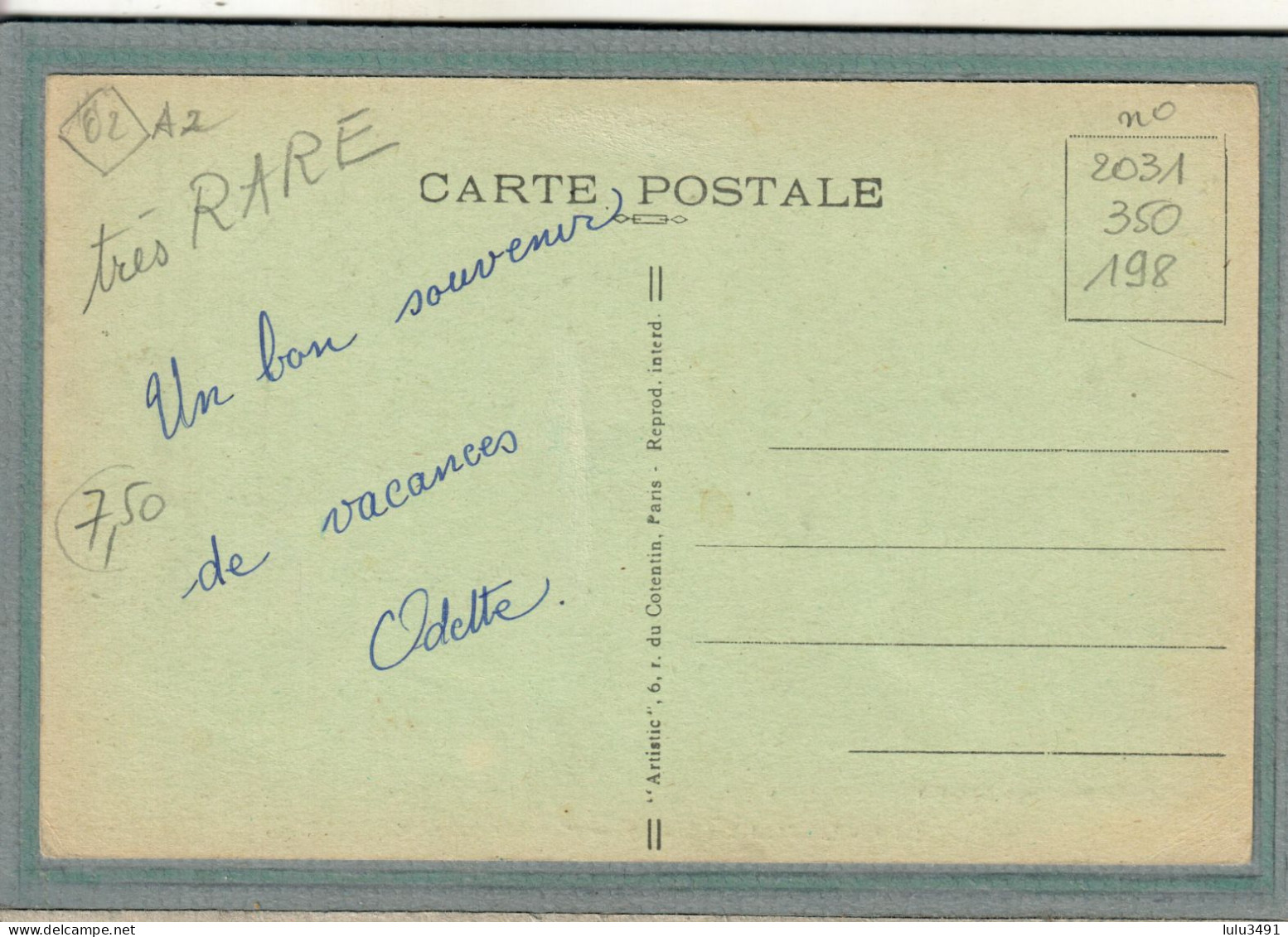 CPA (02) LATILLY - Aspect De La Place Du Calvaire En 1929 - Autres & Non Classés