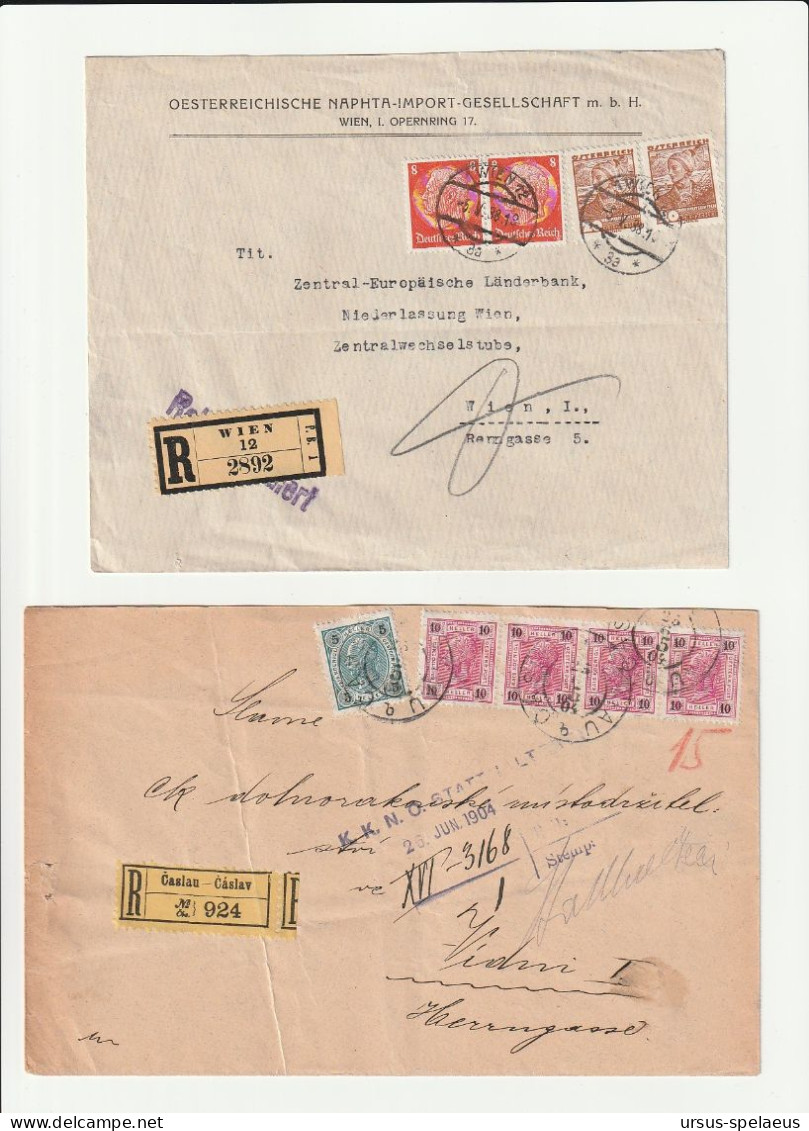 STÖBERKISTE BRIEFE, KARTEN, EPHEMERA AB MONARCHIE BIS Ca. 1945 - Collections
