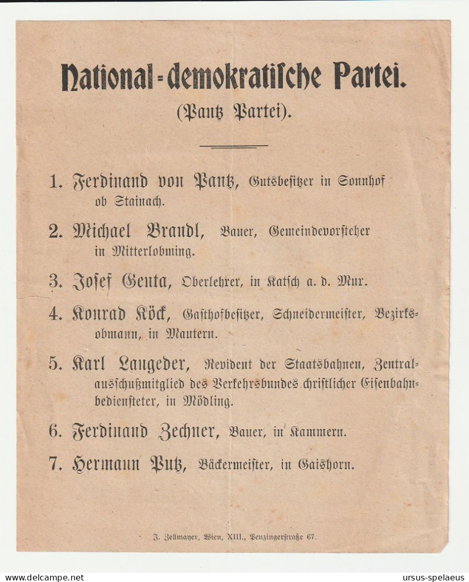 STÖBERKISTE BRIEFE, KARTEN, EPHEMERA AB MONARCHIE BIS ca. 1945