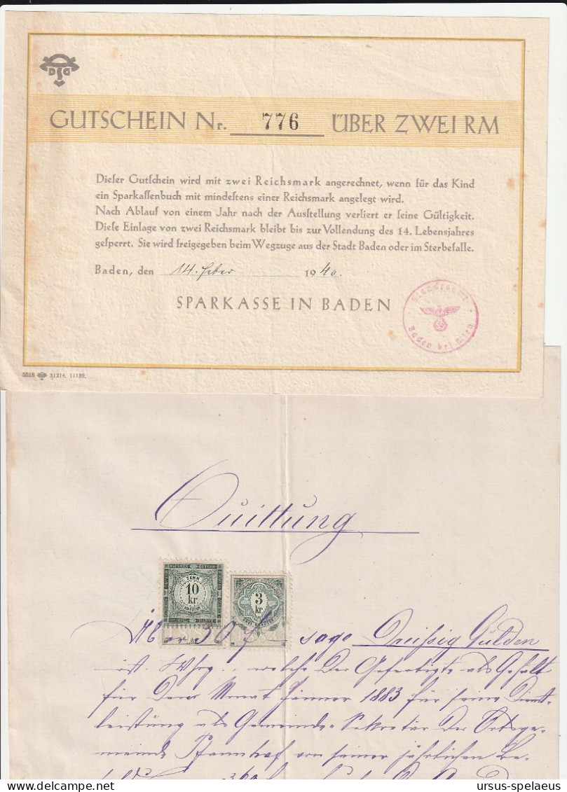 STÖBERKISTE BRIEFE, KARTEN, EPHEMERA AB MONARCHIE BIS ca. 1945