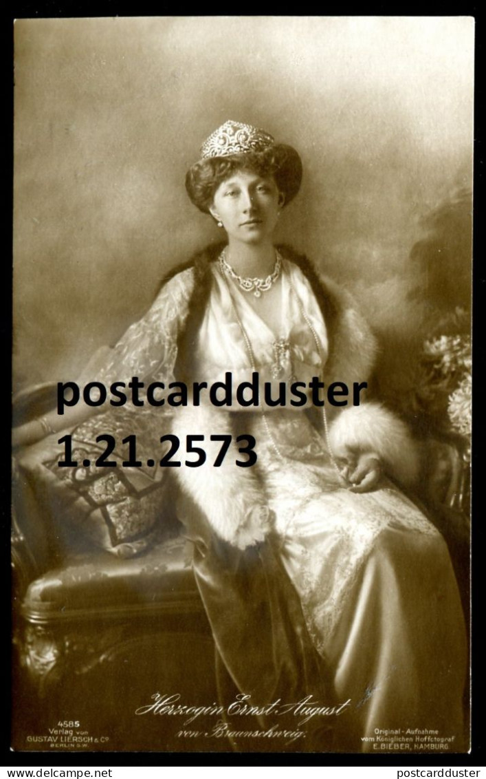 GERMANY ROYALTY 1910s Princess Victoria Louise. Real Photo Postcard (h3299) - Familles Royales