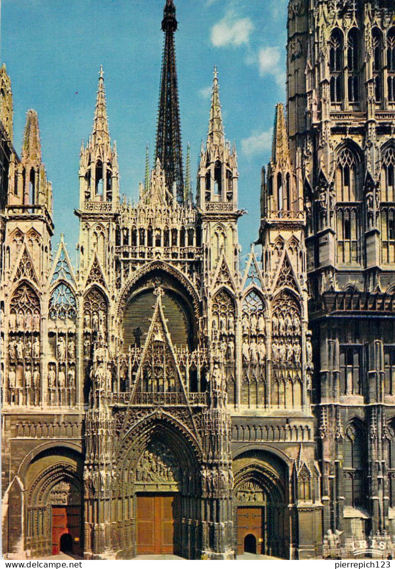 76 - Rouen - La Façade De La Cathédrale - Rouen