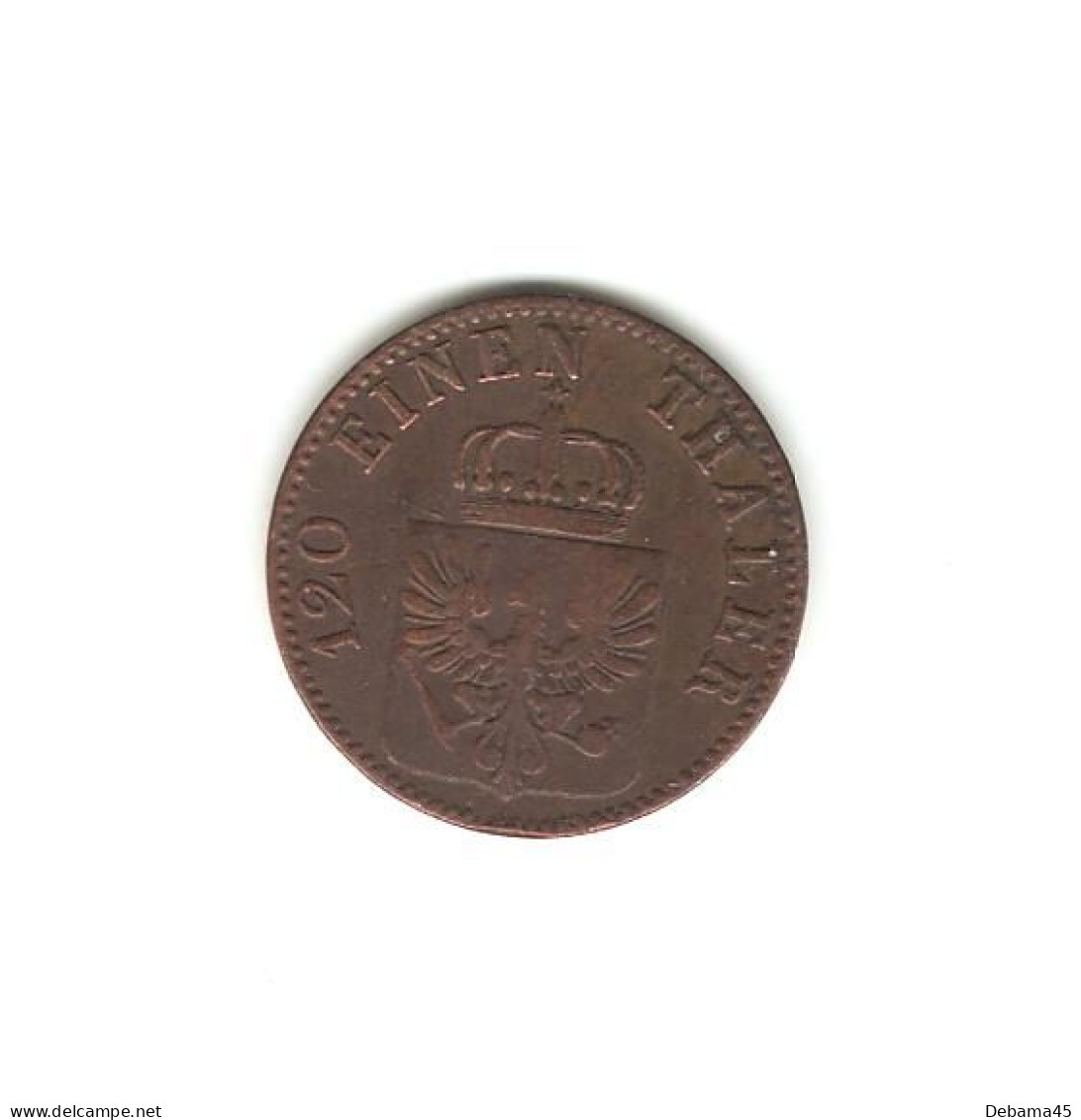 134/ ALLEMAGNE : Prusse : 3 Pfenninge 1863 A - Petites Monnaies & Autres Subdivisions