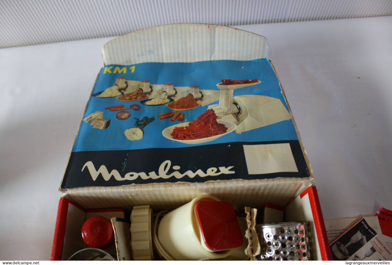 E2 Ancien Ustensile De Cuisine - Mixeur Moulinex - Vintage - Autres & Non Classés