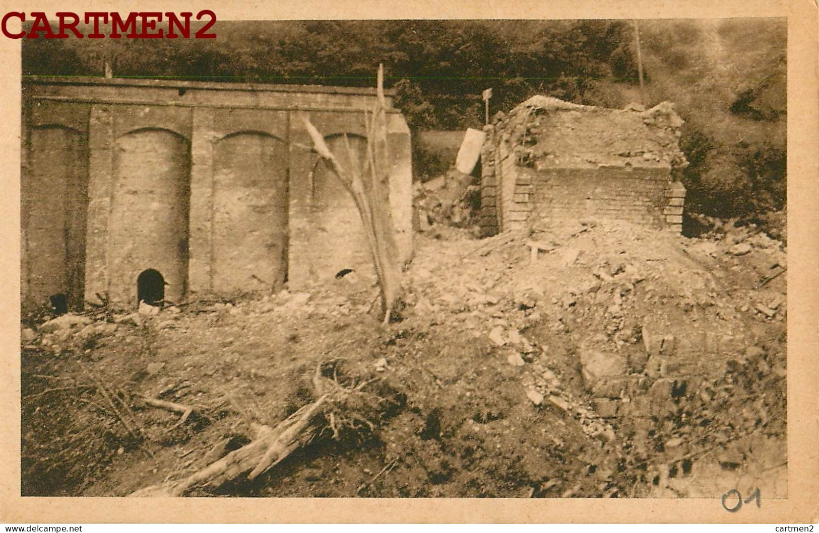 BELLEGARDE COUPY PONT DE LUCEY CULEE COTE SAVOIE APRES LE SINISTRE 01 AIN CATASTROPHE - Bellegarde-sur-Valserine