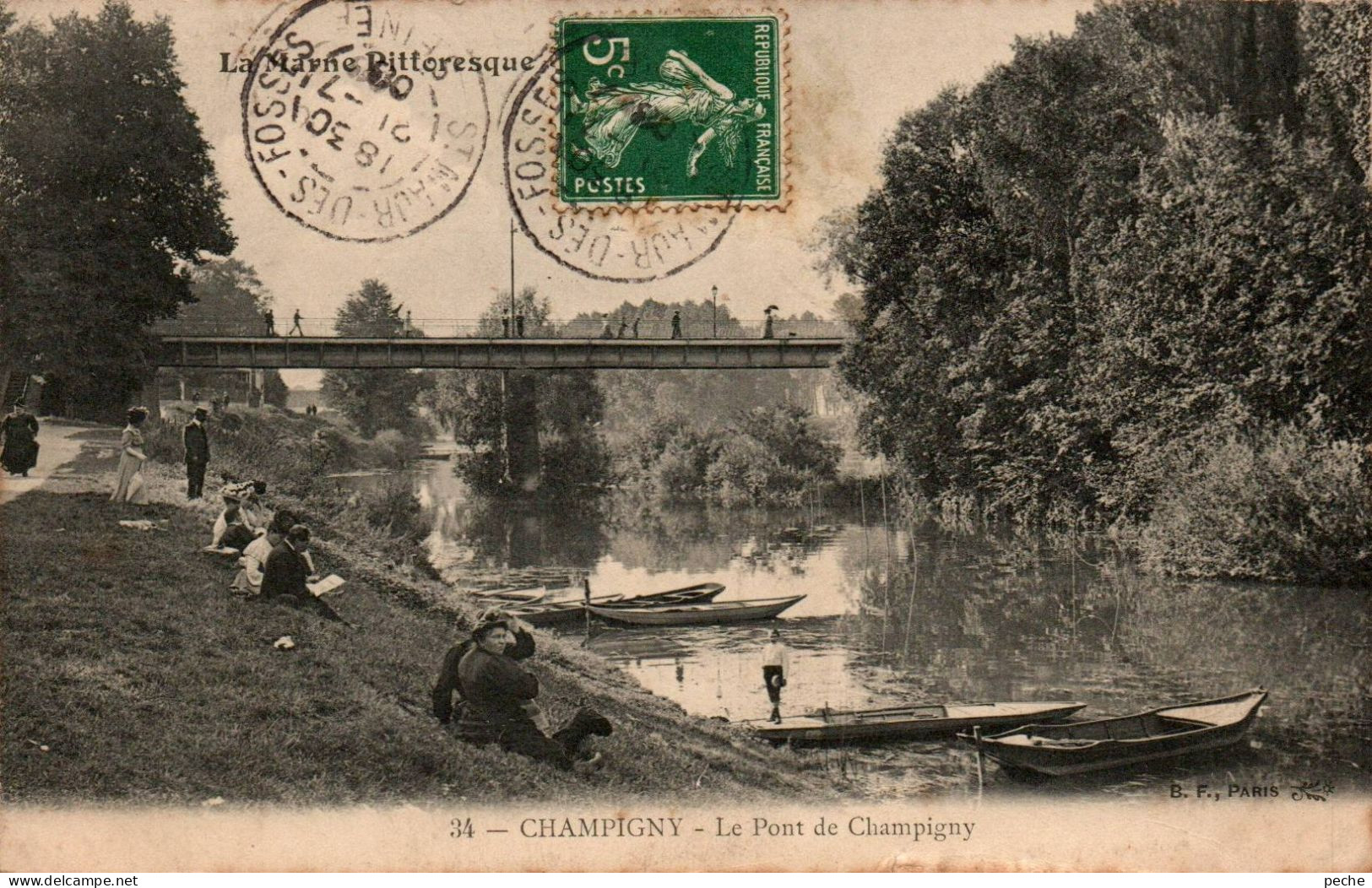 N°2932 W -cpa Champigny -le Pont De Champigny- - Champigny Sur Marne