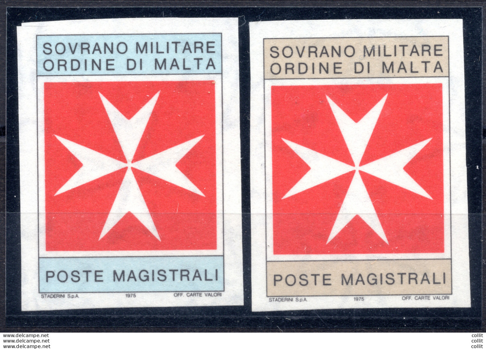 SMOM Segnatasse Non Dentellati, Senza Soprastampa - Sovrano Militare Ordine Di Malta