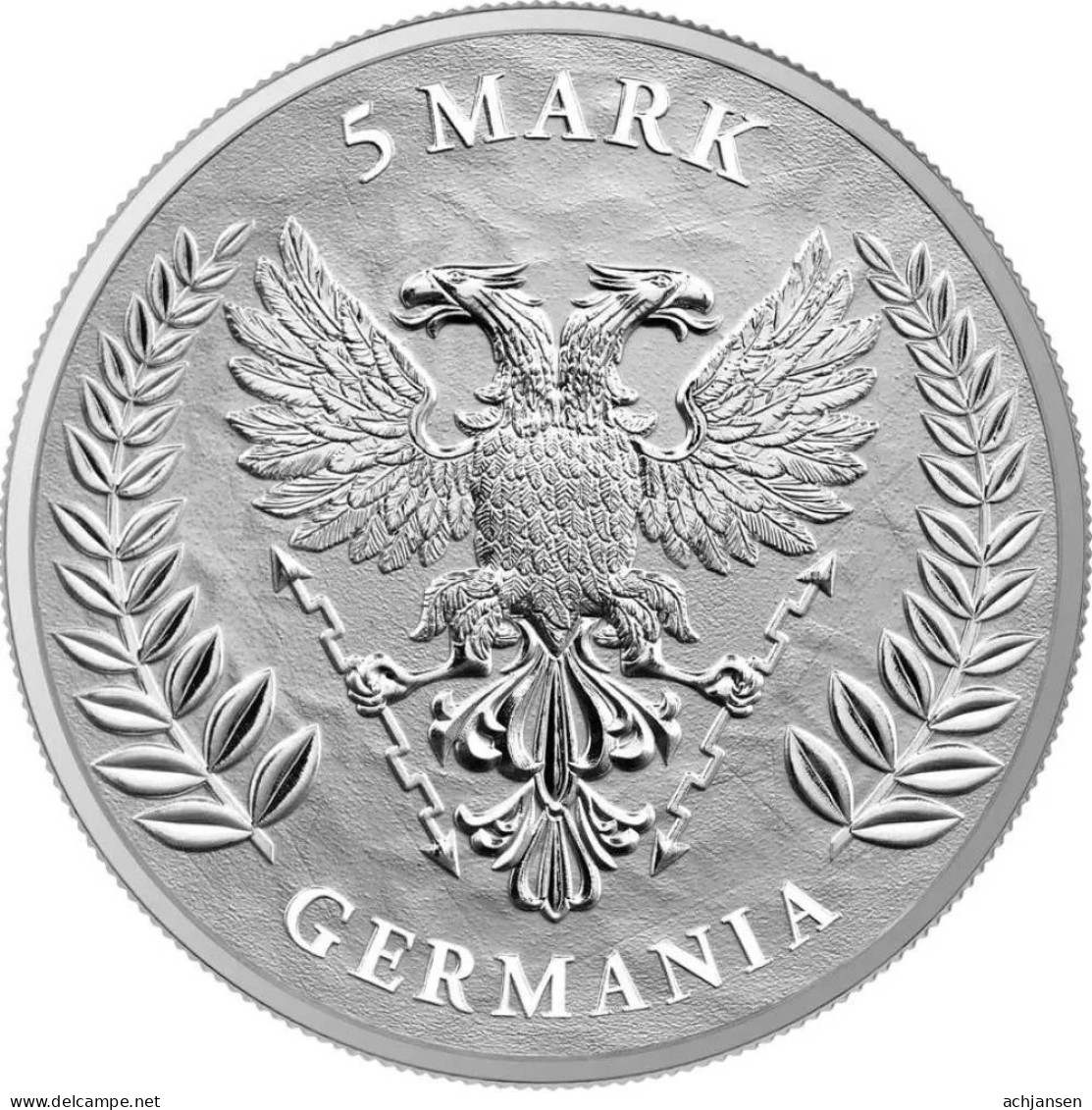Germany, Set Of 4 Germania And Allegories - Each 1 OZ. Pure Silver - 5 Mark