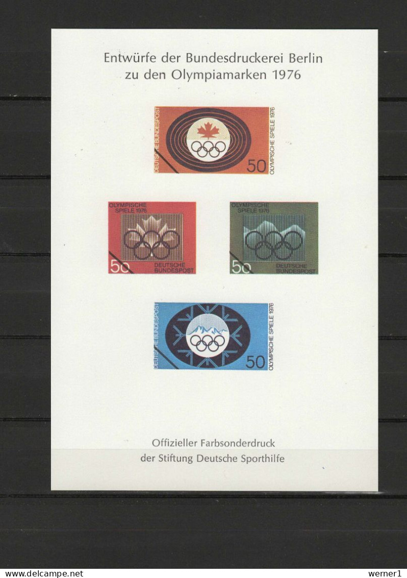 Germany 1976 Olympic Games Montreal Vignette MNH - Sommer 1976: Montreal