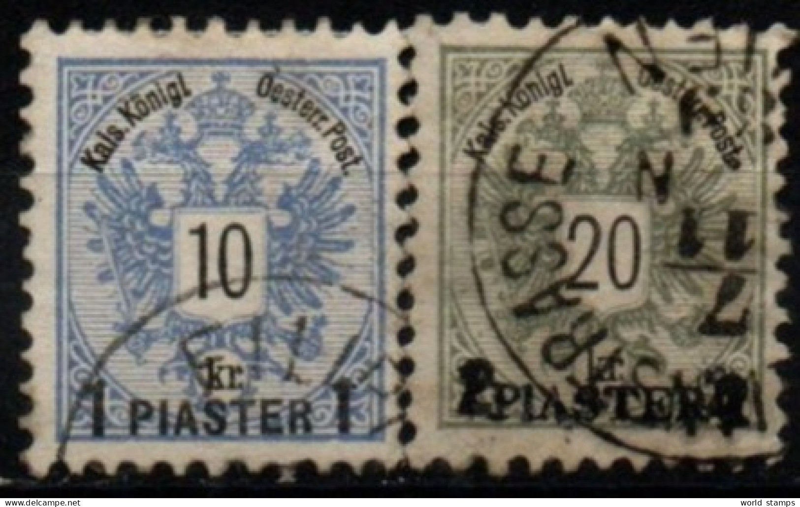 LEVANT 1888 O - Eastern Austria