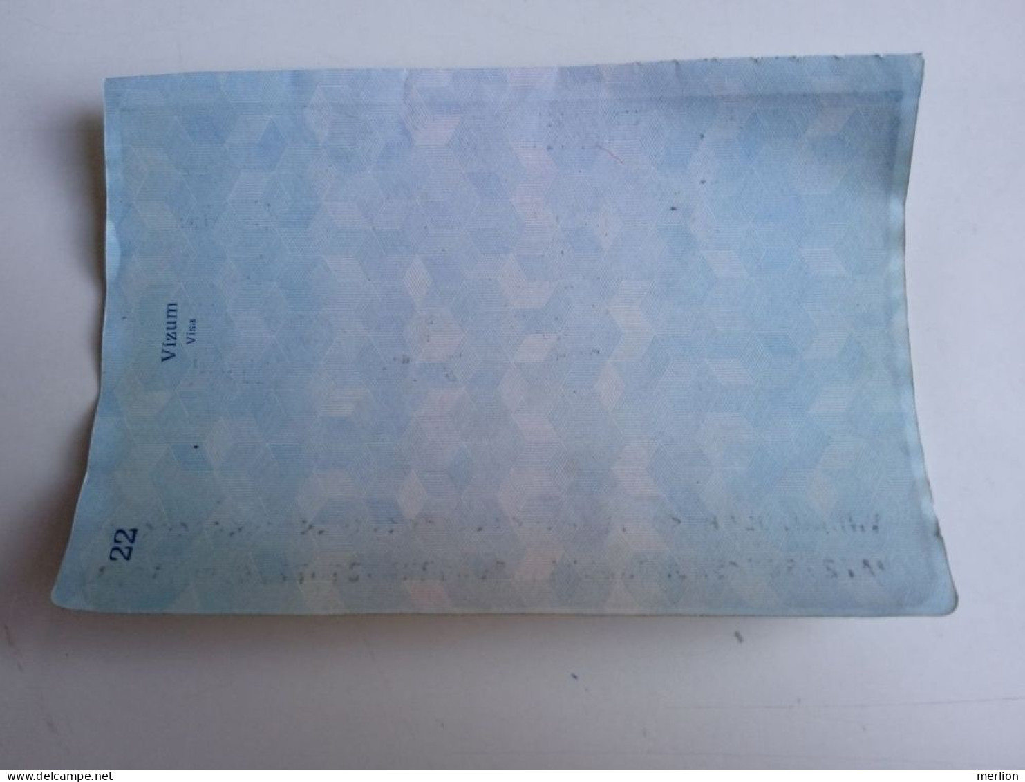 D203033  28  Years Old  USA Visa Removed From An Old Passport 1996 - Historical Documents