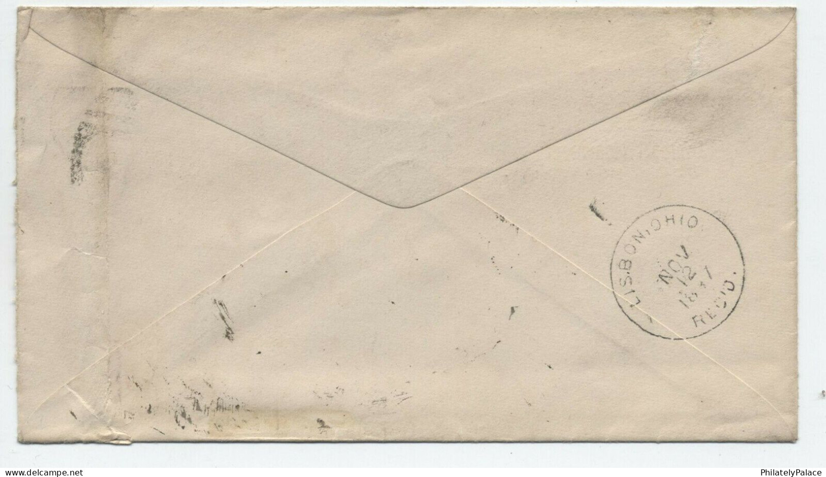 USA 1897 East Liverpool OH Monument Works, Grasshopper,Insect,Hop, Cover (**) - Lettres & Documents