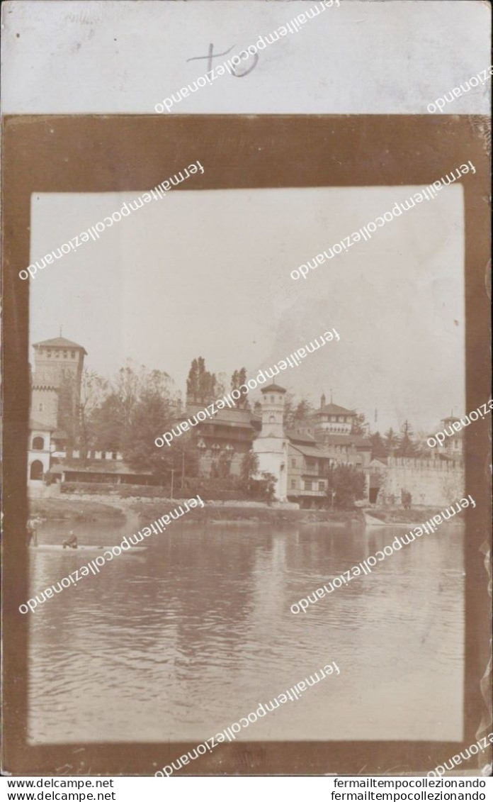 Cm549 Cartolina Fotografica Torino Citta' 1912 - Andere & Zonder Classificatie