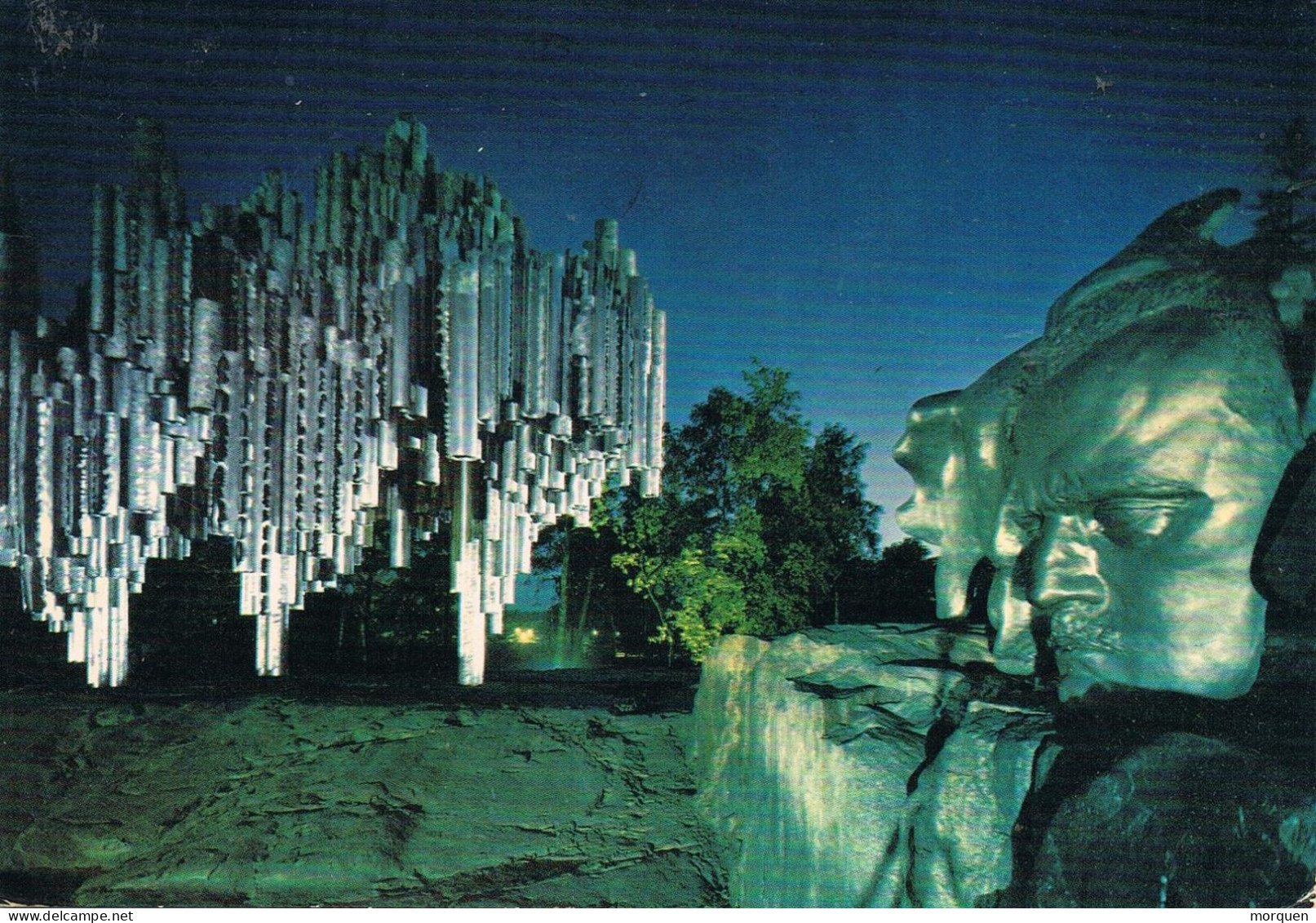 55144. Postal HELSINKI (Finlandia) 1973. Monumento Jean SIBELIUS - Briefe U. Dokumente