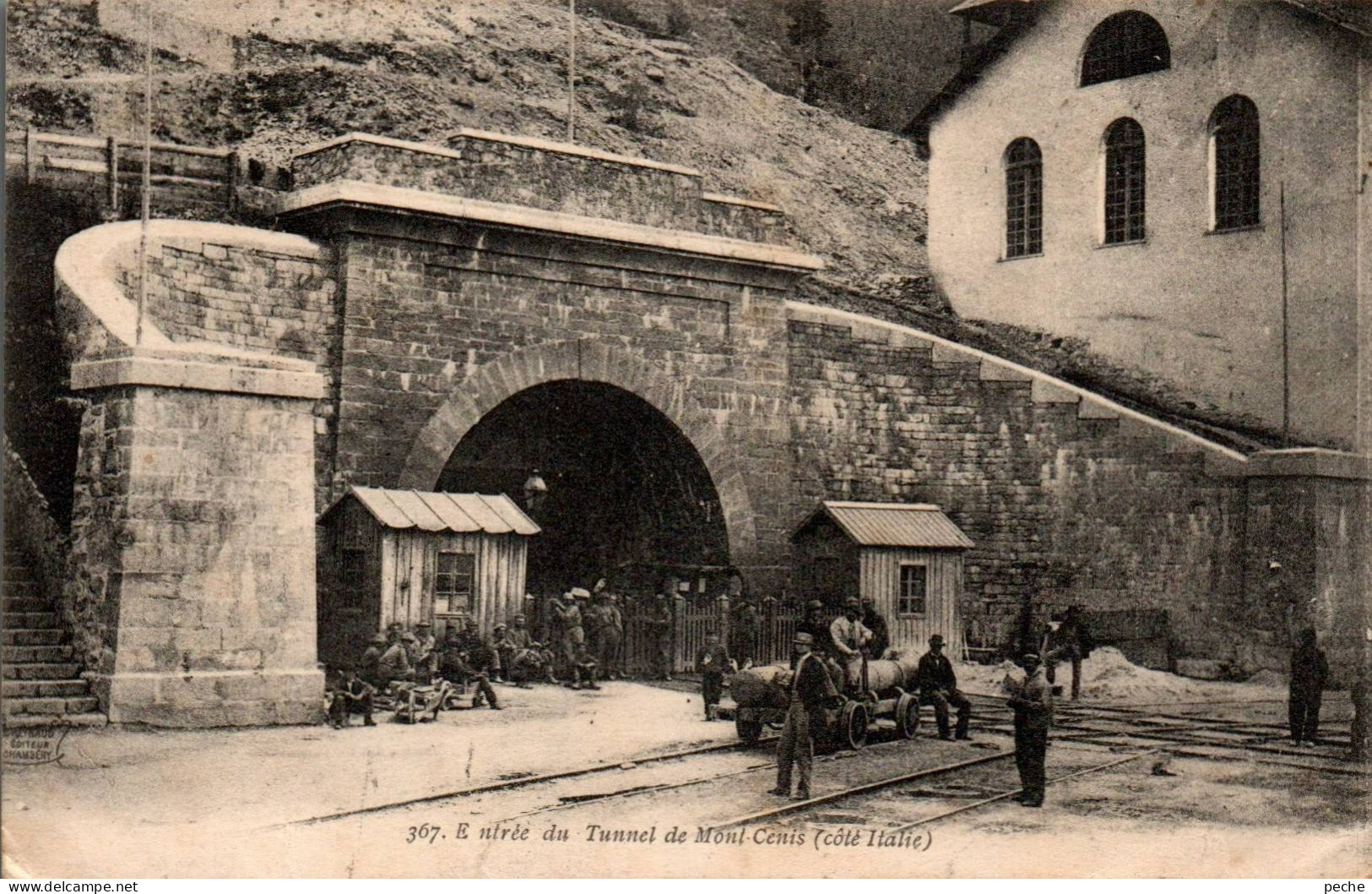 N°2935 W -cpa Entrée Du Tunnel De Mont Cenis - Other & Unclassified