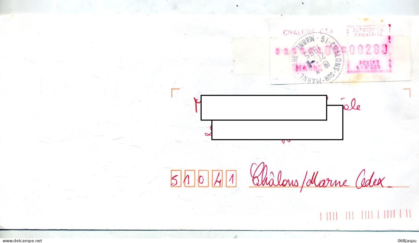 Lettre Cachet Chalons Sur Vignette - Other & Unclassified