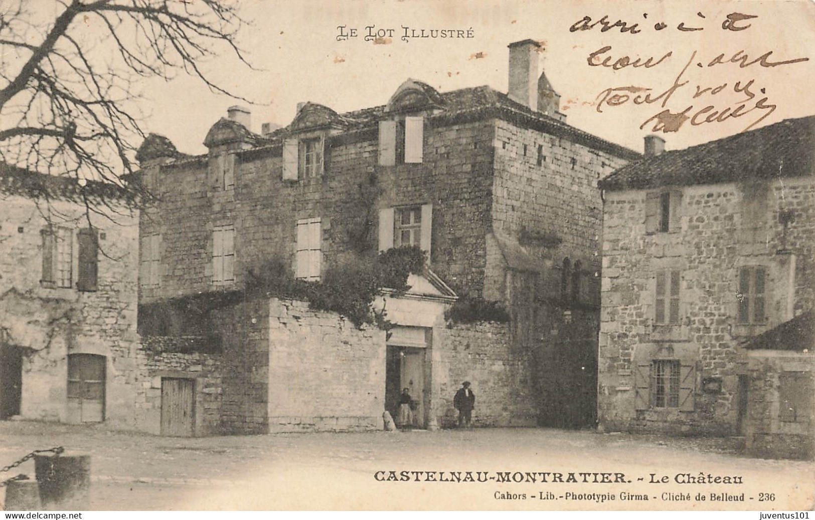 CPA Castelnau Montratier-Le Château-Timbre   L2925 - Autres & Non Classés