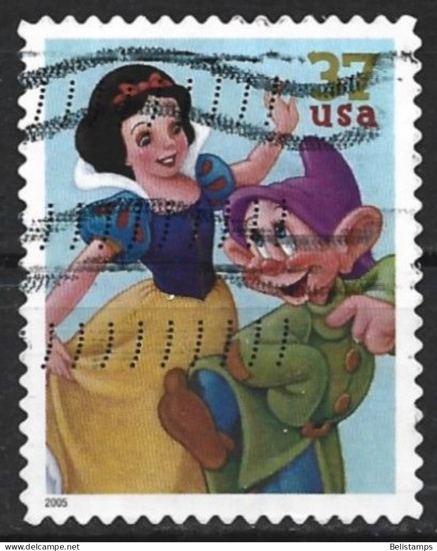 United States 2005. Scott #3915 (U) Art Of Disney, Celebration. Snow White, Dopey - Used Stamps