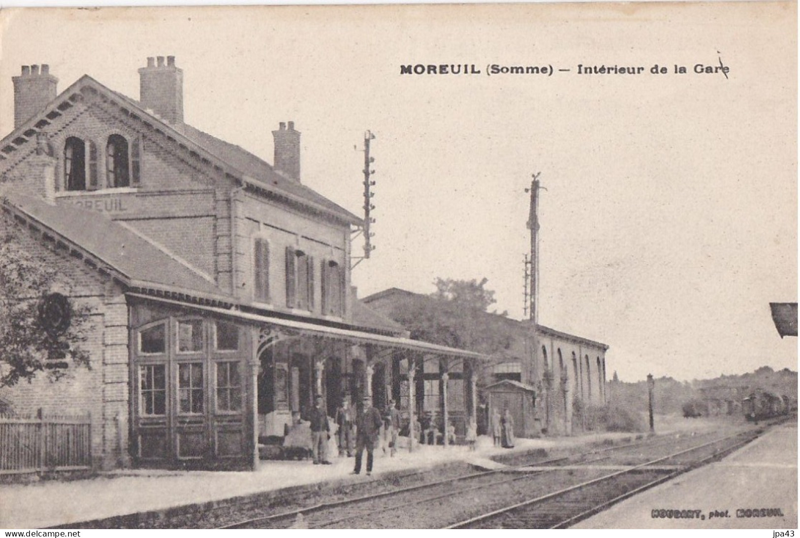 MOREUIL Interieur De La Gare - Moreuil