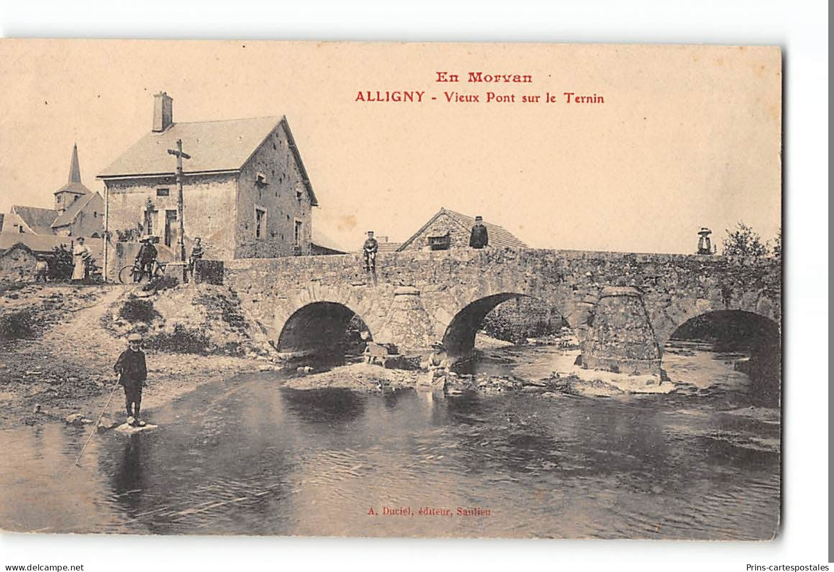 CPA 58 Alligny Vieux Pont Sur Le Ternin - Autres & Non Classés