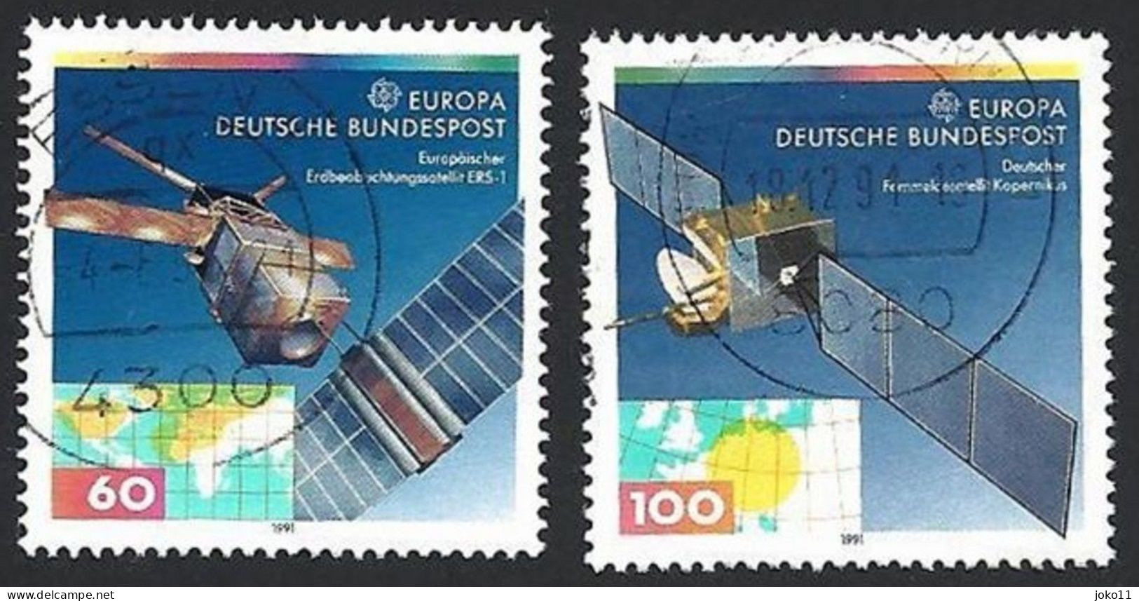 Deutschland, 1991, Mi.-Nr. 1526-1527, Gestempelt - Used Stamps