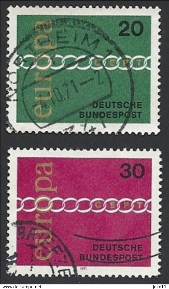 Deutschland, 1971, Mi.-Nr. 675-676, Gestempelt - Oblitérés