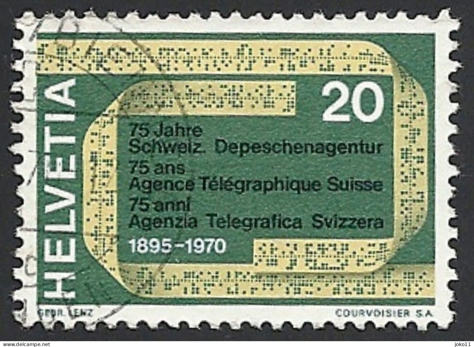 Schweiz, 1970, Mi.-Nr. 918, Gestempelt, - Used Stamps