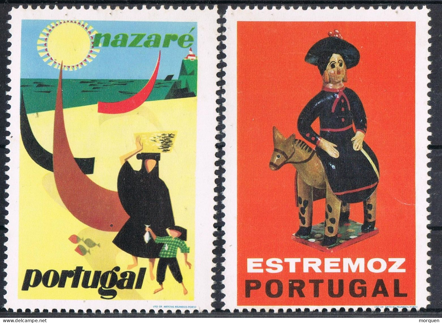 55146. Lote 21 viñetas PORTUGAL, Turisme, Touristique,  label, cinderella **