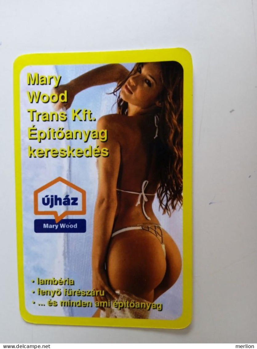 D203044    Pocket Calendar  Hungary  -2023  Building Materials- Erotic Woman - Petit Format : 2001-...