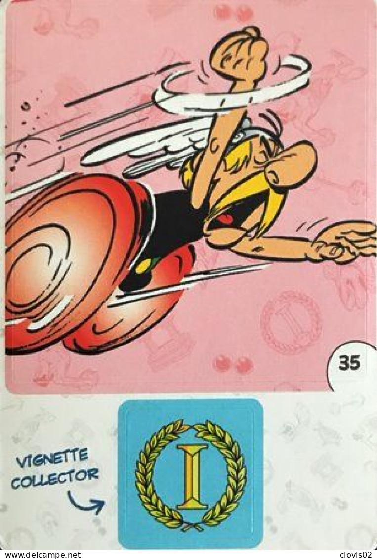 35 - Astérix Aux Jeux Olympiques Collector Cora/Match 2024 Sticker Vignette - Sonstige & Ohne Zuordnung