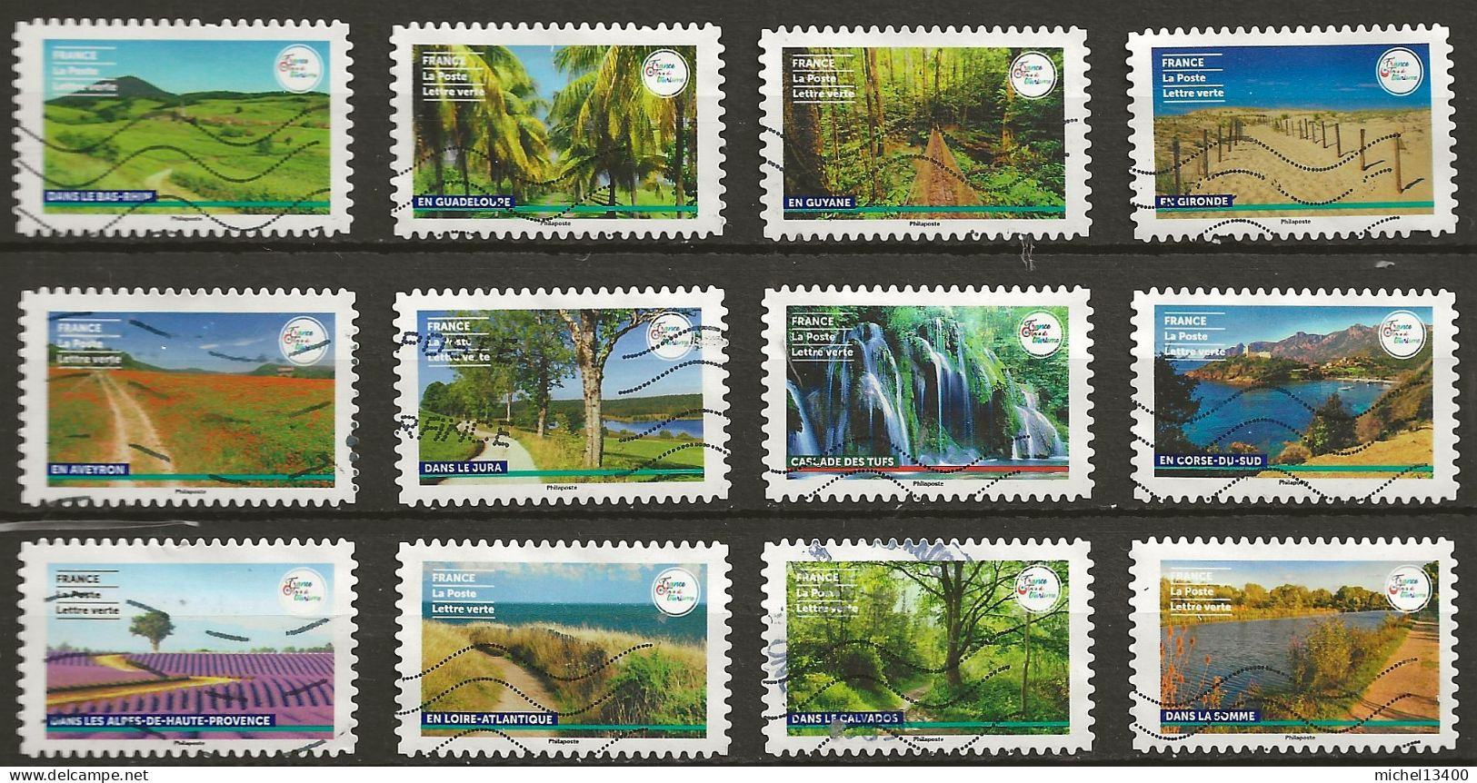 Année 2023 Série Terre De Tourisme Réf 3 - Used Stamps