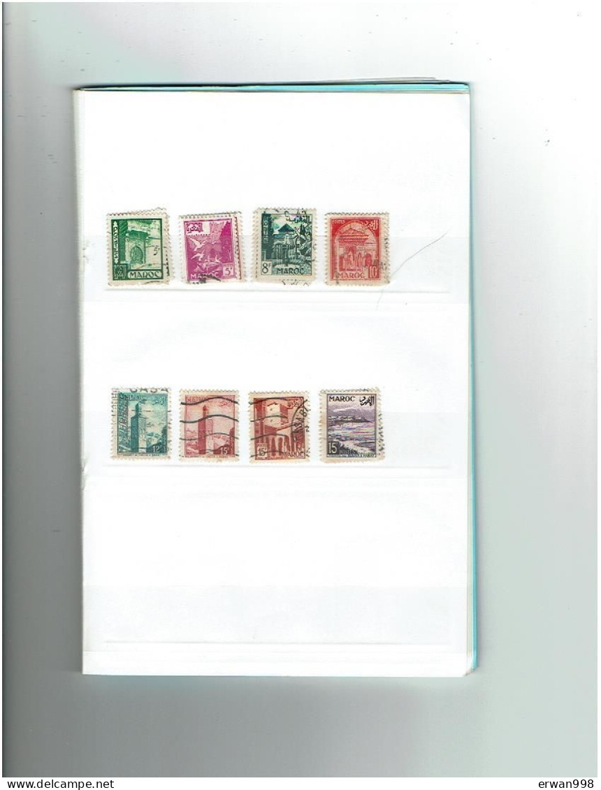 Lot d'environ 175 timbres 35 neufs( scans 1&2) & 140 oblitérés avant 1956 (scans suivants)   (1323c)