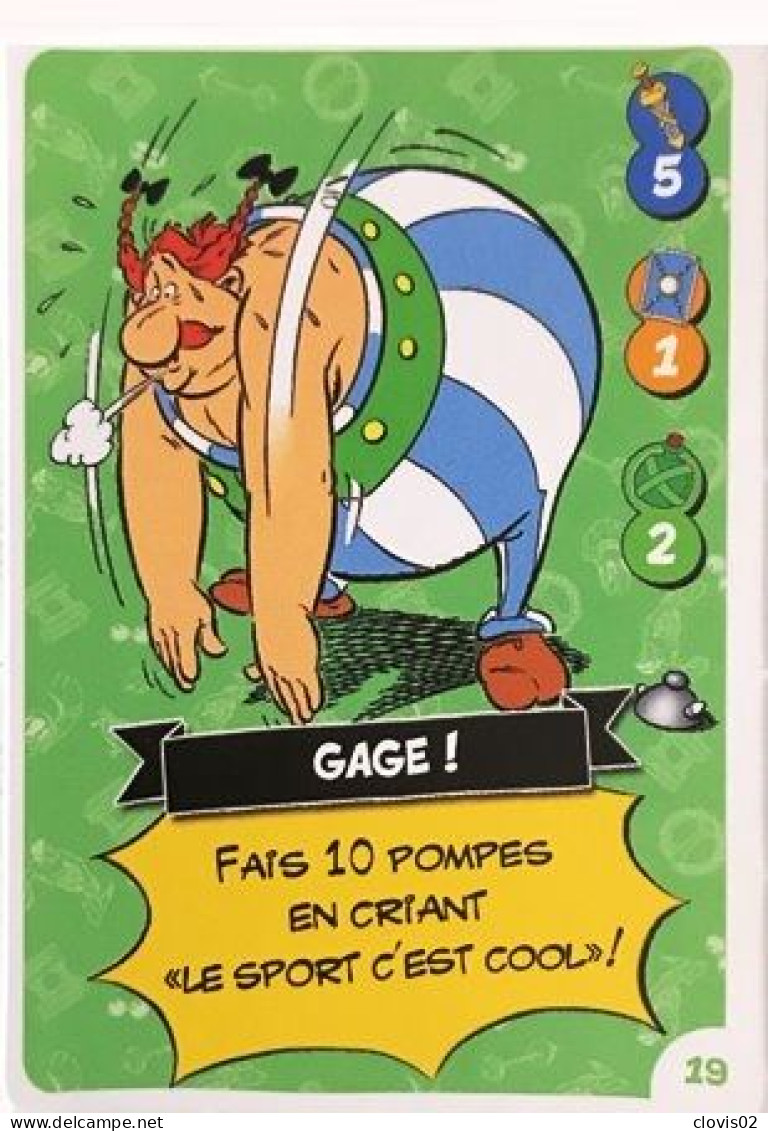 C19 - Carte Astérix Aux Jeux Olympiques Collector Cora/Match 2024 - Other & Unclassified