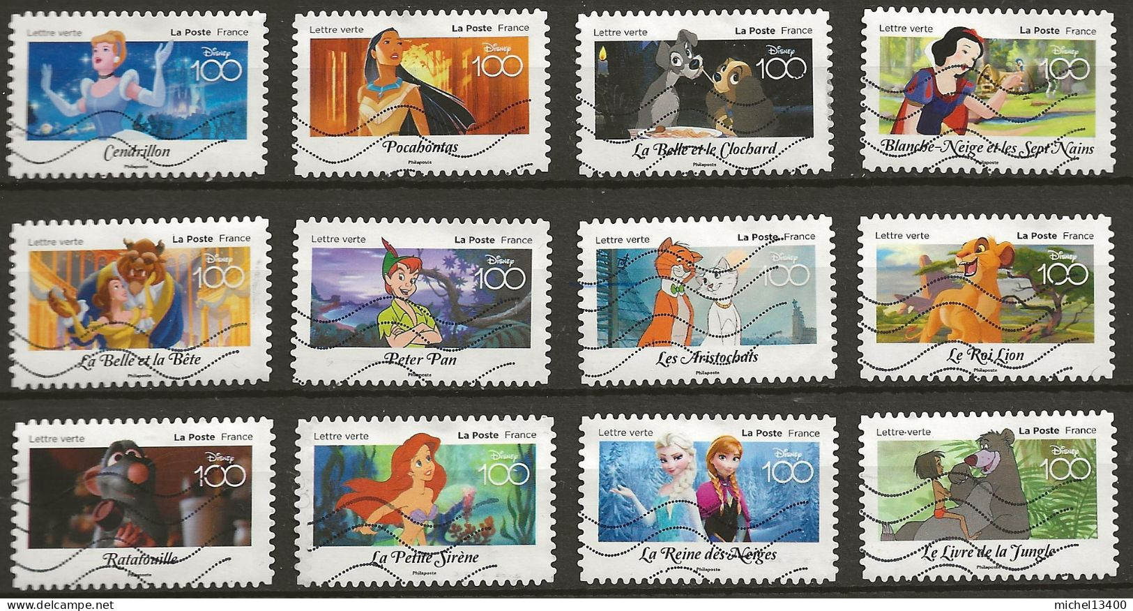 Année 2023 Série 100 Ans De Disney Réf 1 - Used Stamps
