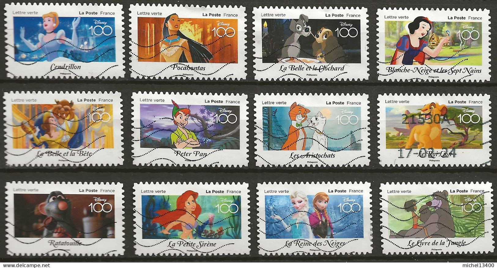 Année 2023 Série 100 Ans De Disney Réf 2 - Used Stamps