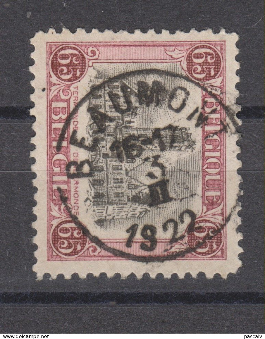 COB 182 Oblitération Centrale BEAUMONT - Used Stamps