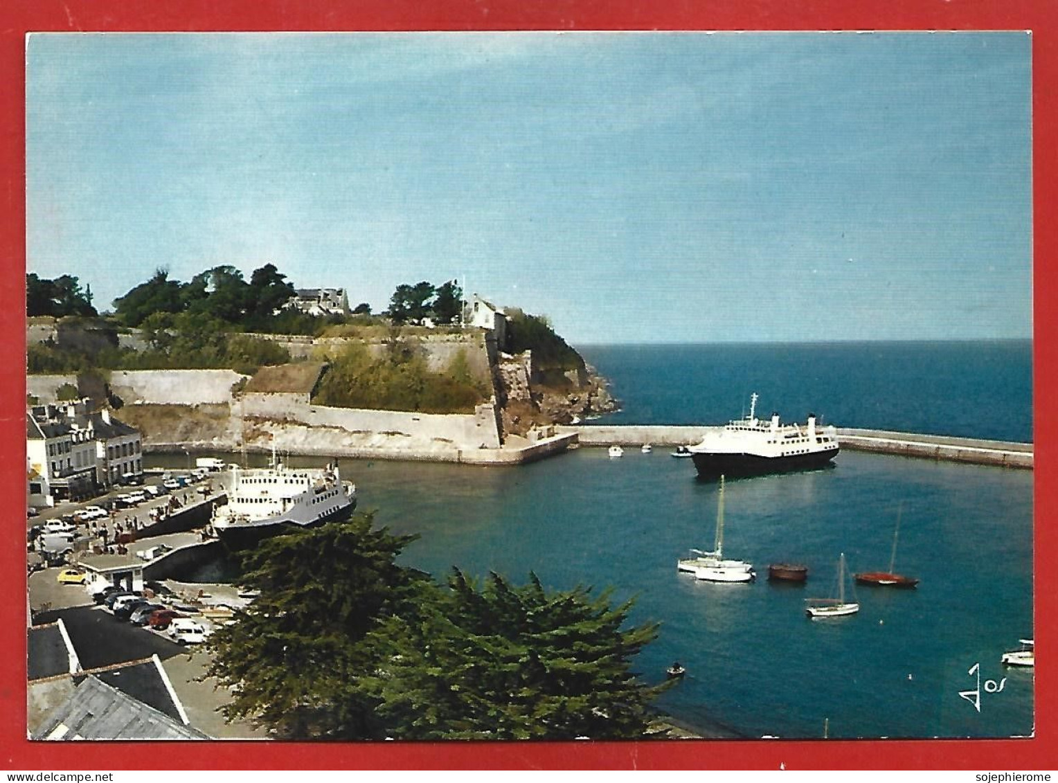 Le Palais (Belle-île-en-Mer 56) Le "Guerveur Et L'Acadie" Dans Le Port 2scans 07-08-1973 - Belle Ile En Mer