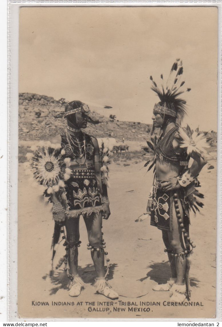 Kiowa Indians At The Inter-Tribal Indian Ceremonial Gallup, New Mexico. * - Native Americans