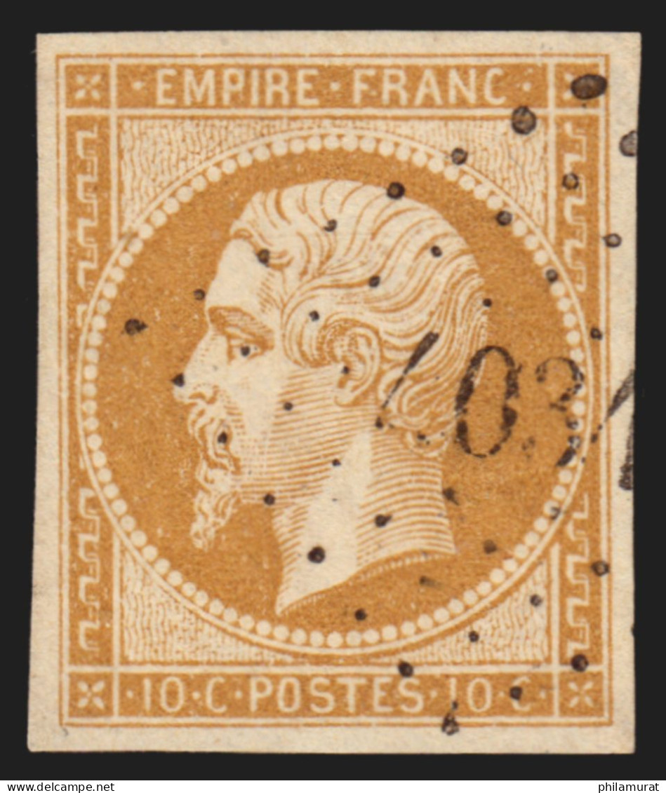 N°13A, Oblitéré PC 4034 SEPEAUX / LA FERTE-LOUPIERE Indice 23 - TB - 1853-1860 Napoléon III