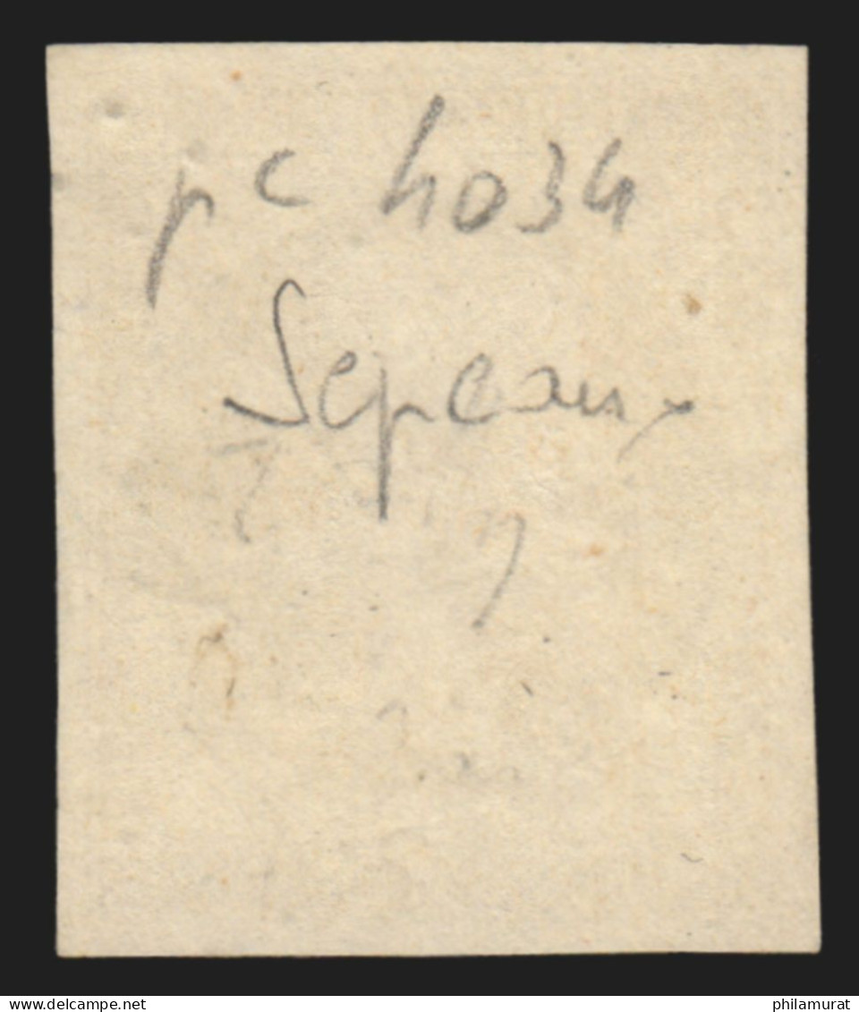 N°13A, Oblitéré PC 4034 SEPEAUX / LA FERTE-LOUPIERE Indice 23 - TB - 1853-1860 Napoléon III