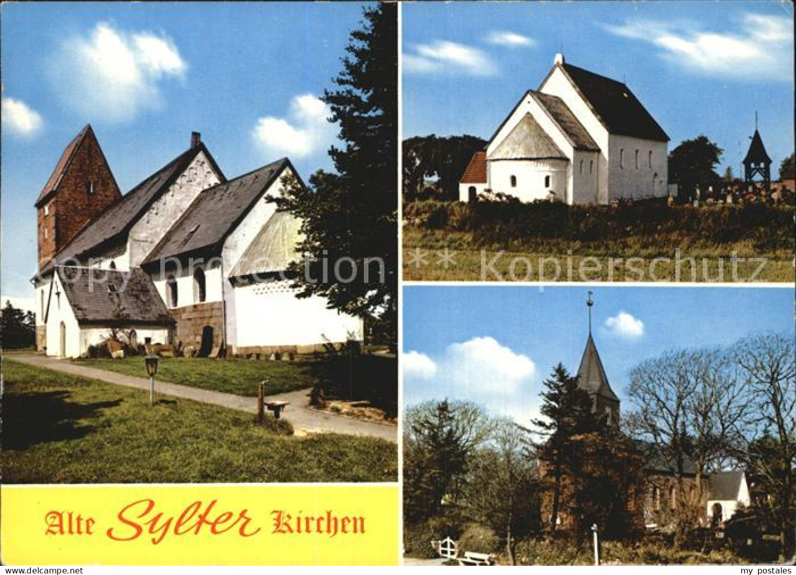 72591430 Sylt St Severin Kirche Keitum St Martin Kirche Morsum St Niels Kirche W - Sylt