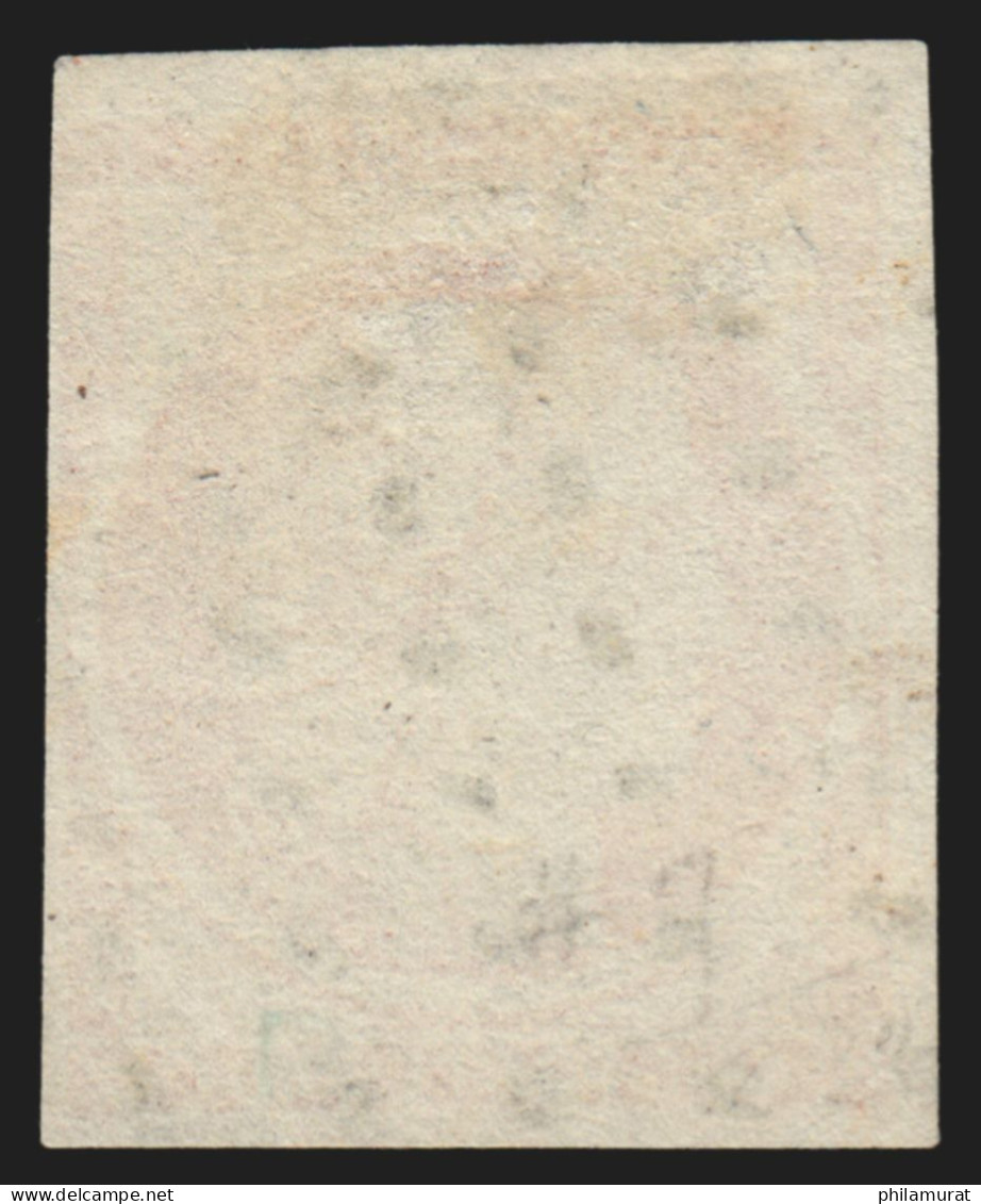 N°5a, Cérès 1849, 40c Orange-vif, Oblitéré Gros Points - BEAU D'ASPECT - 1849-1850 Ceres